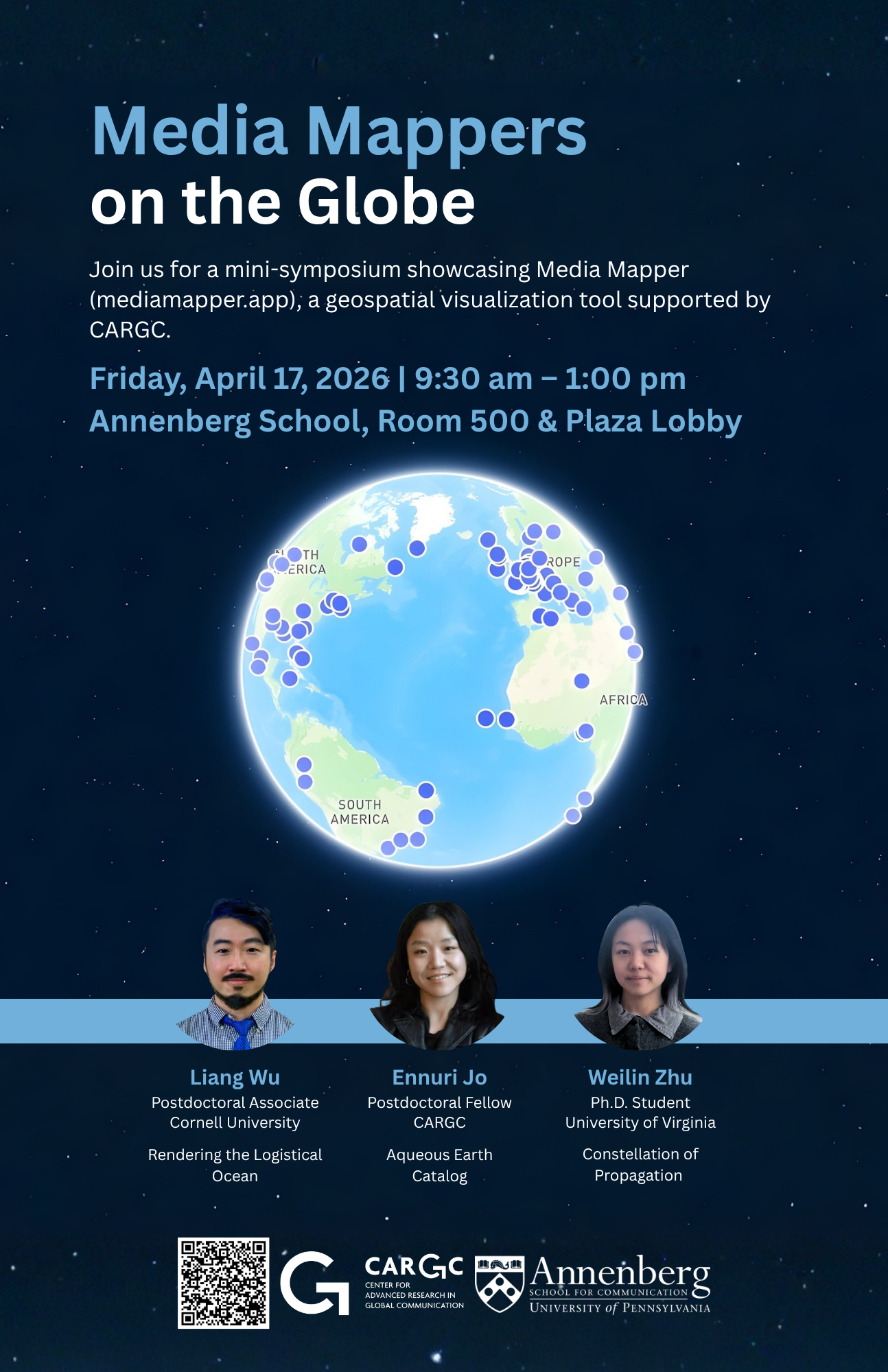 Media Mappers on the Globe event graphic